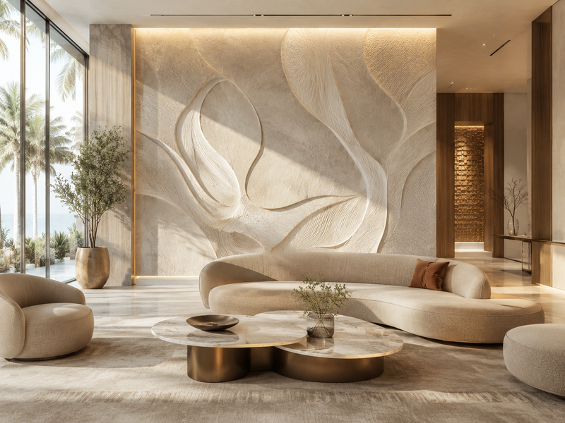 Bespoke Wall Art for a Luxury Villa